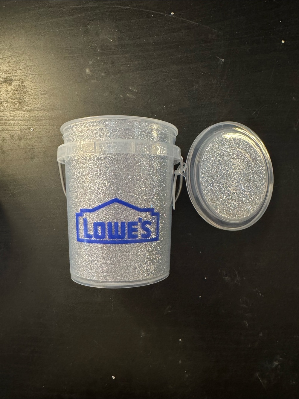 Lowes glitter mini bucket